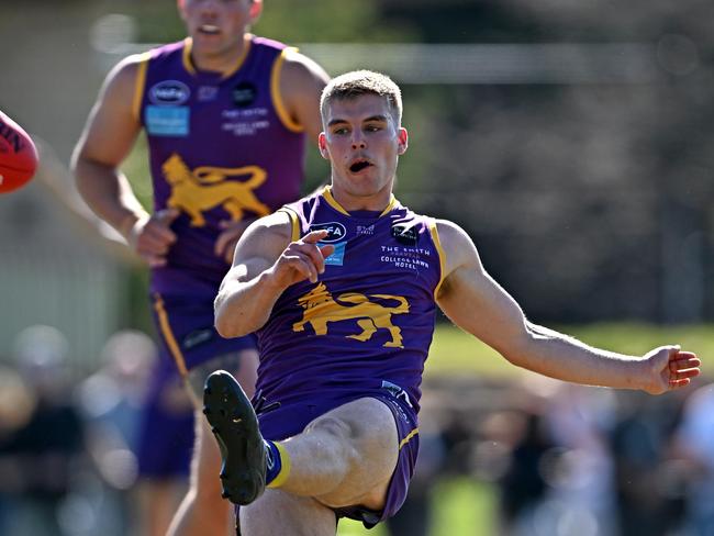 CollegiansÃ Josh Watson during the VAFA Premier Division Grand Final between Collegians and St Kevin's at Elsternwick Park in Brighton, Sunday, Sept. 24, 2023. Picture: Andy Brownbill