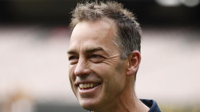 Former Hawks coach Alastair Clarkson is pushing for a Tasmanian team to enter the AFL. Picture: AAP Image/Daniel Pockett