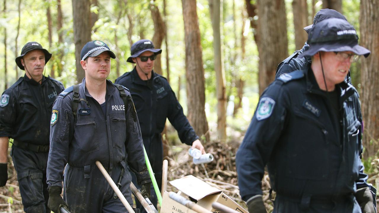 Police are wrapping up a month-long search of the area around where William Tyrrell disappeared. NCA NewsWire / Peter Lorimer.