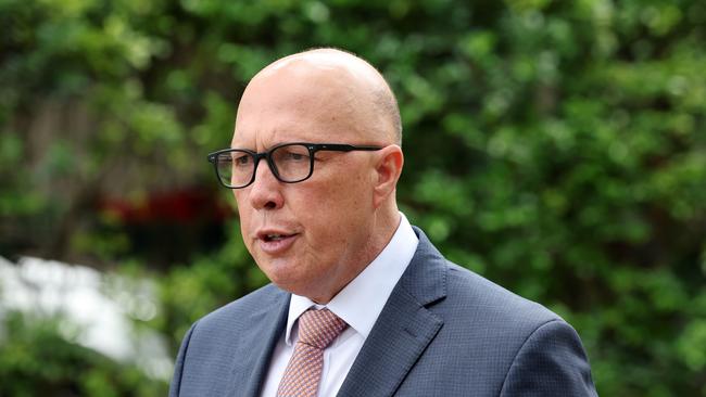 As leader, Peter Dutton has displayed great skill in the tactical decisions he has made. But he cannot afford a tactical blunder at this point. Picture: Richard Dobson