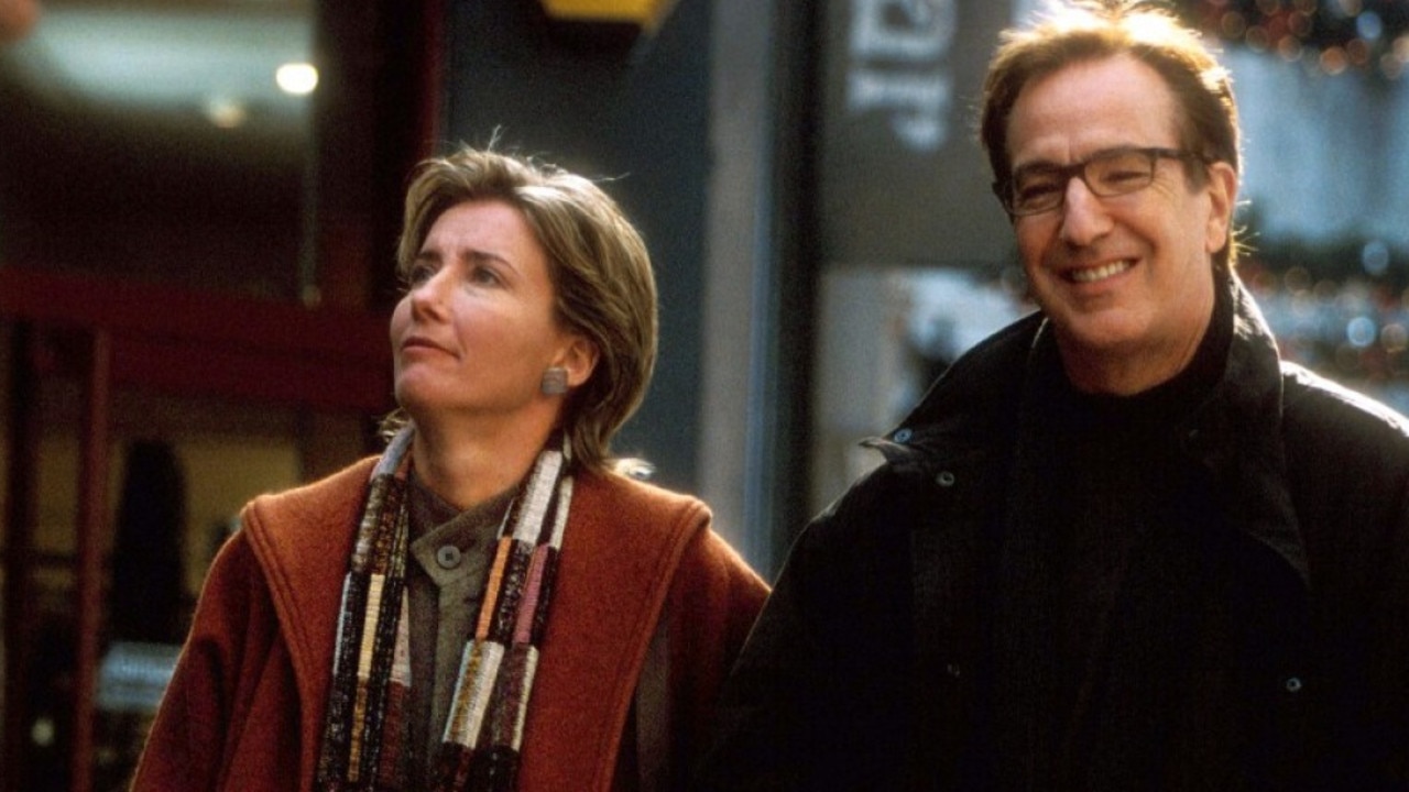 Emma Thompson played the wife to late actor Alan Rickman in the Christmas film.