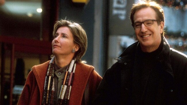 Emma Thompson played the wife to late actor Alan Rickman in the Christmas film.