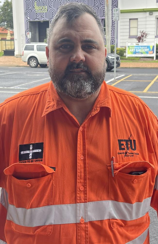 ETU state organiser Scott Sologinkin said substandard pay was one of the main drivers behind a shortage of skilled electrical tradespeople in Queensland.