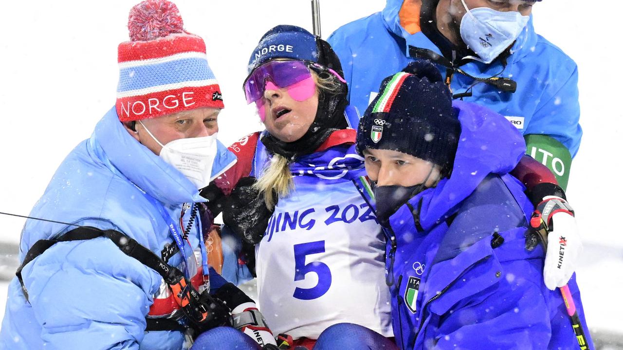 Zimowe Igrzyska Olimpijskie 2022: Przerażające sceny, gdy upada Norweżka Ingrid Tandevold