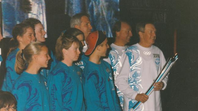 Excitement builds as the torch relay enters Parramatta in 2000. Picture: City of Parramatta Archives