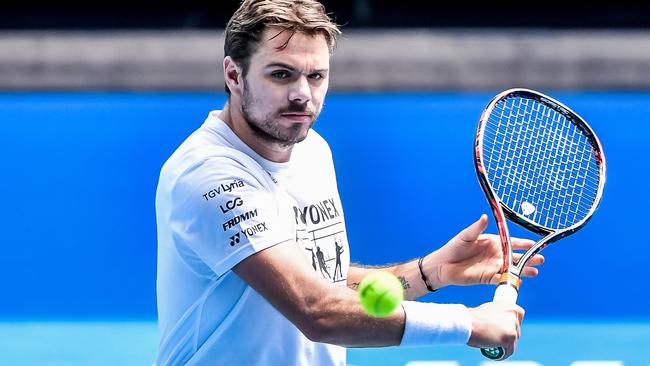 Wawrinka isn’t confident about his body. Picture: Jake Nowakowski