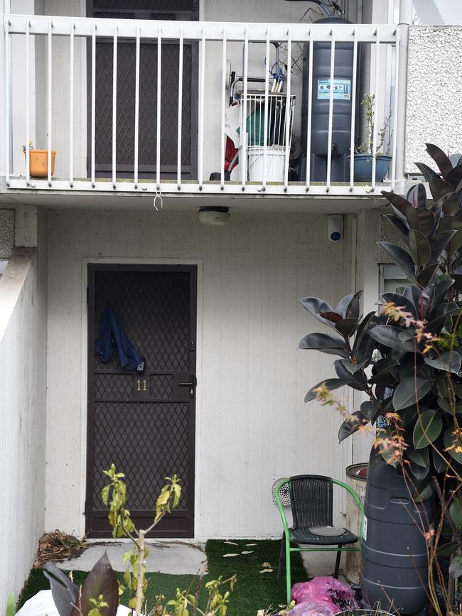 The Mordialloc apartment where Rodney Lee lived when he murdered his neighbours Saumotu Gasio and Tibor Laszlo. Picture: Andrew Henshaw