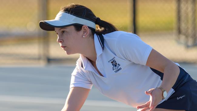 St Margaret's Open tennis player and captain Gabby Henzell.