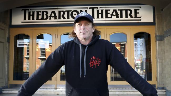 Dave Gleeson at the Thebarton Theatre after it has come to light that it may be under threat of being demolished due to the South Road redevelopment. 9 July 2019. Picture Dean Martin