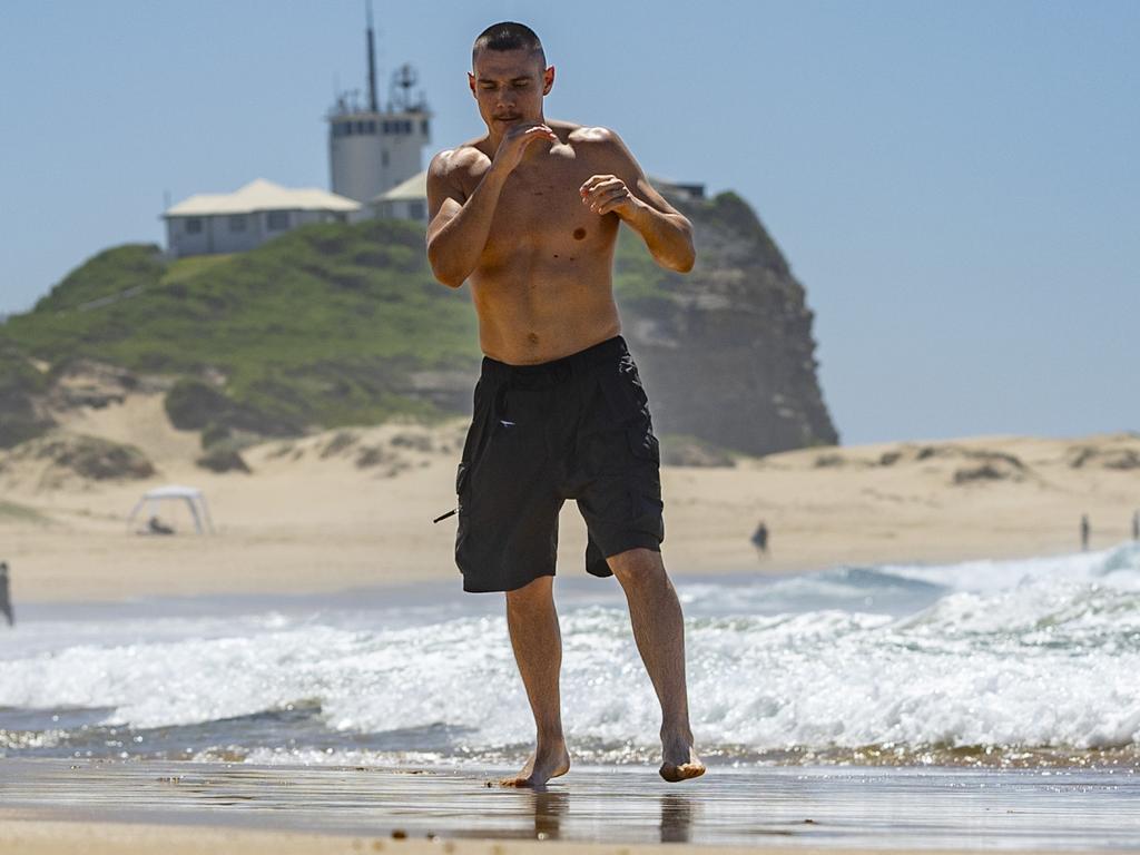 Tim Tszyu in Newcastle. Photo: Michael Gorton, No Limit Boxing