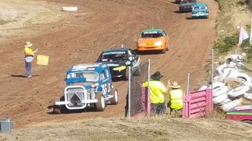 Races at the Daylesford Speedway were put on hold after a fatal crash in February.