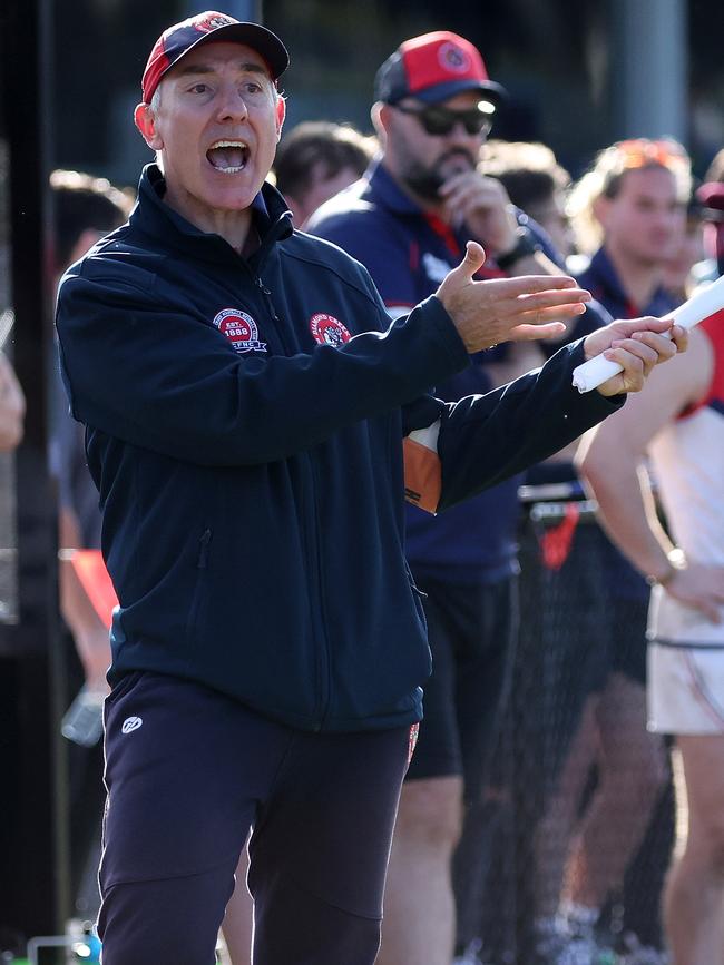 Diamond Creek coach Andrew Tranquilli. Picture: George Sal