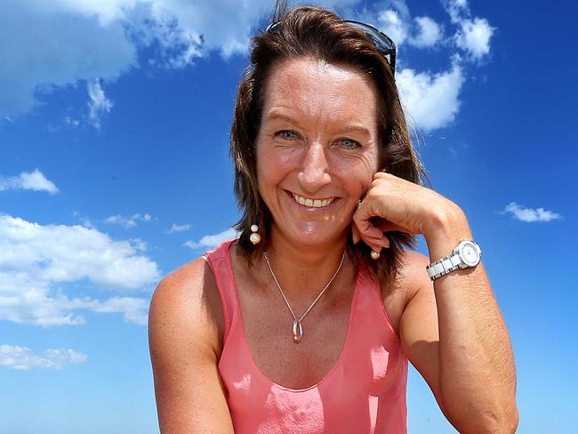 Layne Beachley at North Cronulla beach today. She will be receiving an Order of Australia during tomorrows Australia Day honours.