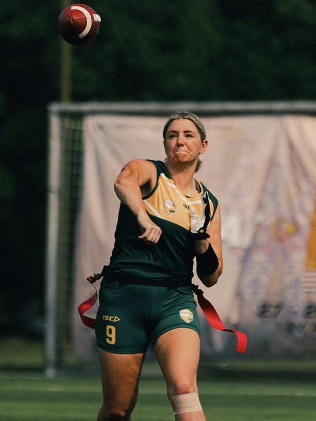 2023 Asia-Oceania Championships. Australia's Flag Football Men and Women. Photo taken from Gridiron Australia Instagram, 28 October 2023