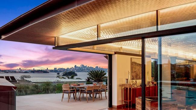 A Luxe Listings home in Point Piper with Harbour Bridge and Opera House views.