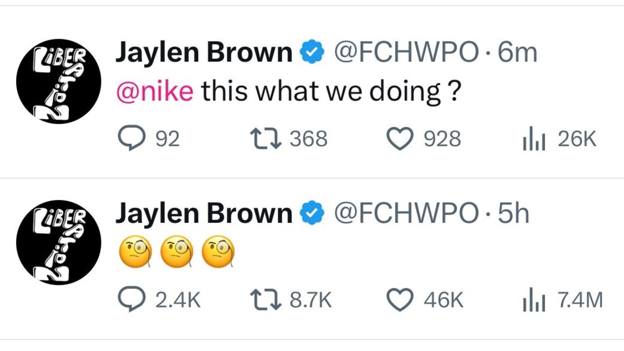 Jaylen Brown wasn't happy after being overlooked