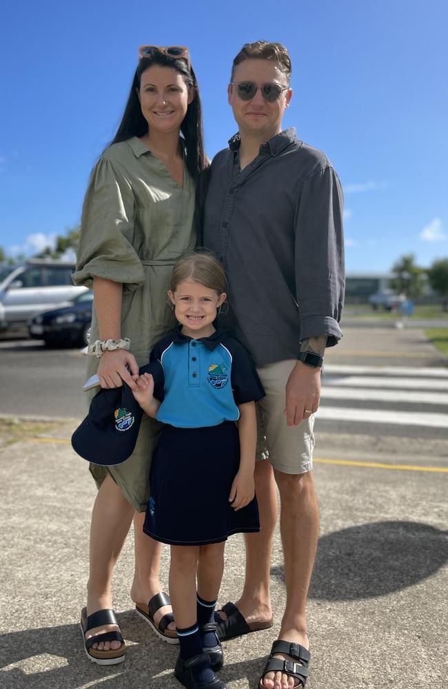 Adam Lincoln and Shonet Lincoln with their daughter, Zanzi Lincoln. Photo: Asa Andersen.