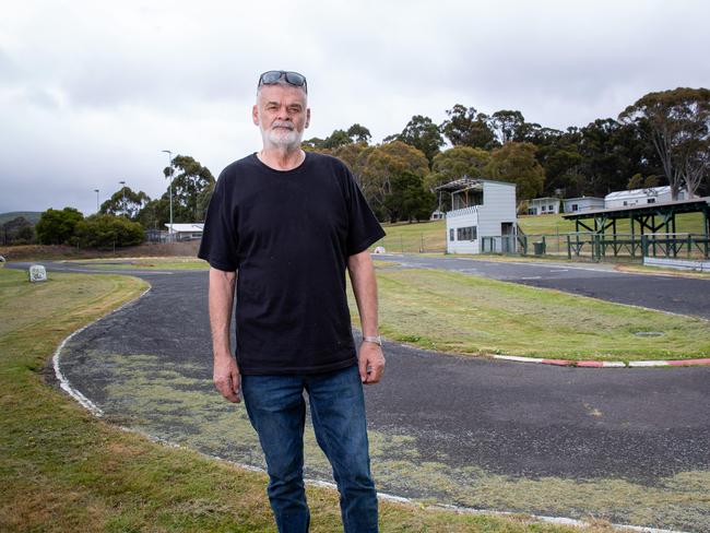 Hobart Remote Control Car Club spokesperson Greg Gard at the site of the new JackJumpers high performance centre in Kingston.Picture: Linda Higginson