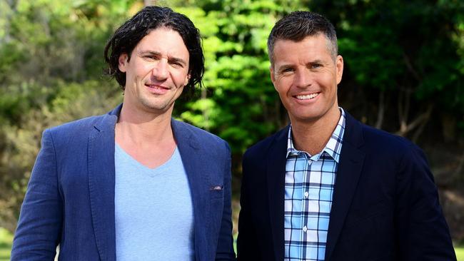 Irish celebrity chef Colin Fassnidge and Pete Evans in the My Kitchen Rules days.