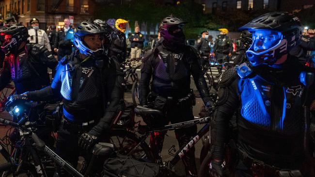 Protestors take to the streets as results of the presidential election remain uncertain on Wednesday. Picture: Getty Images/AFP