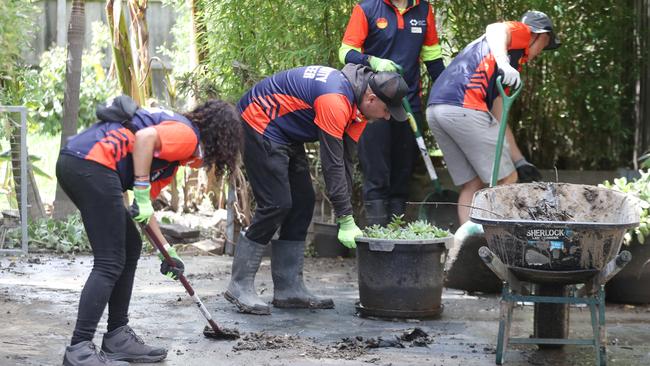 Clean up continues in Maribyrnong after the flood. Picture: NCA NewsWire / David Crosling