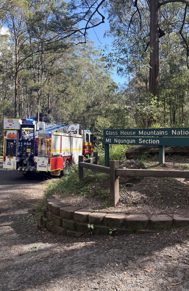 Firefighters were called to a rescue on Mt Ngungun on June 3.