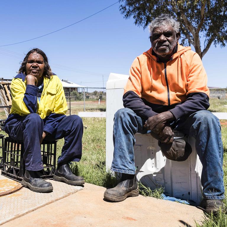 Anita McNamara, left, and Kennedy Brown were forced to sleep outside their home due to a broken air conditioner.