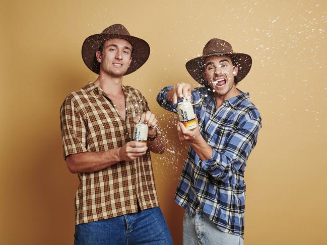 Jack Steele and Matt Ford from the Inspired Unemployed launch Better Beer, a zero carb, zero sugar lager.