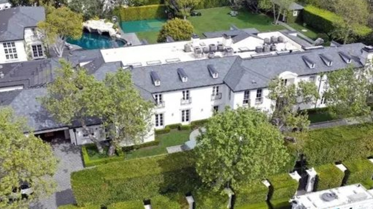 US rapper removes $98m mansion from market. Picture: Getty Images/Realtor