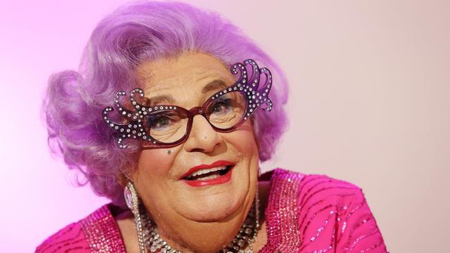 The late Barry Humhpries as his alter ego Dame Edna Everage. Picture Rohan Kelly.