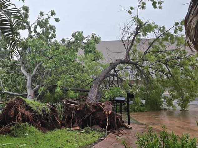 14/02/2025 Damage caused by Cyclone Zelia in Port Headland . picture : Facebook