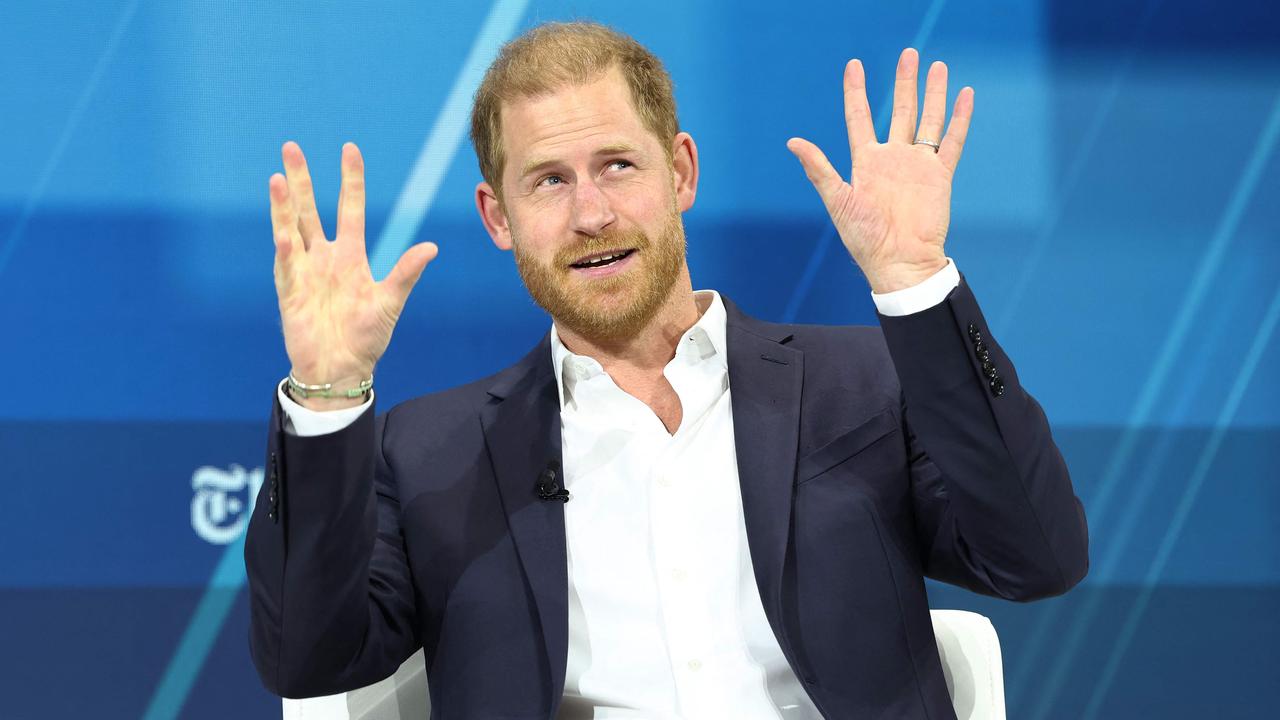 Harry hasn’t seen his father for nearly a year. Picture: Michael M. Santiago/Getty Images North America/Getty Images via AFP