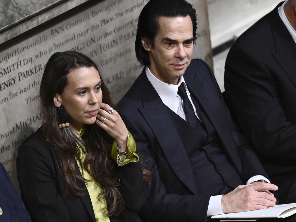 Jasmine Coe and Nick Cave. Picture: Gareth Cattermole/Getty Images