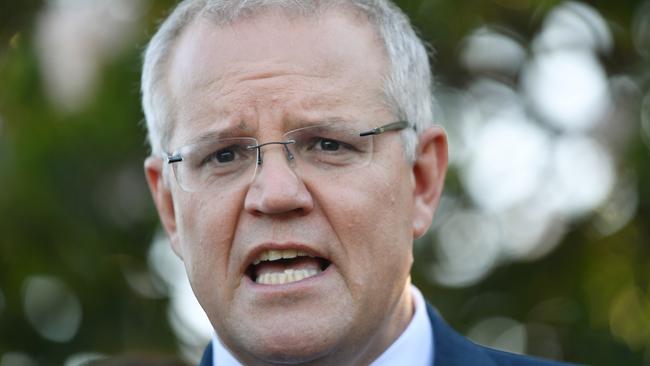 Scott Morrison has ruled out any preference deal with One Nation. Picture: AAP.