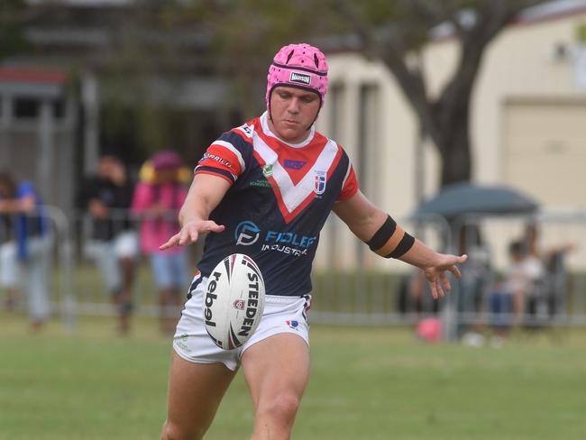 Kirwan State High School hosts St Patrick's College, Mackay, in round 1 of the 2025 Aaron Payne Cup. Picture: Evan Morgan