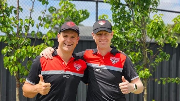 North Sydney Bombers co-coaches for next season, Dan Roberts and Ryan Meldrum.