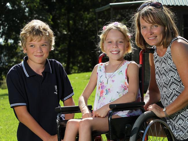 Max and Mila with their mum Luba Horder.