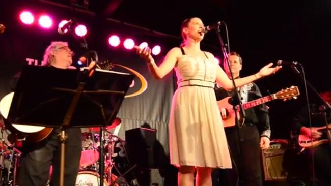 Wendy Lindsay performs in a Johnny Cash cover band. Picture: YouTube