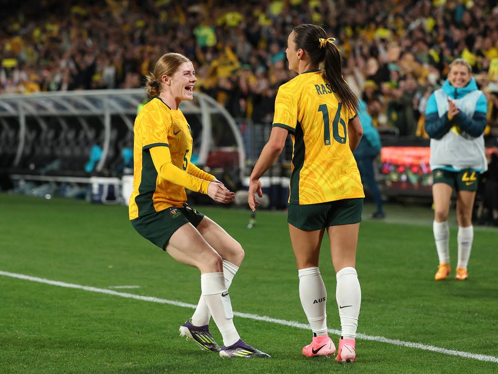 Hayley Raso was incredible on Monday night. Picture: Getty Images