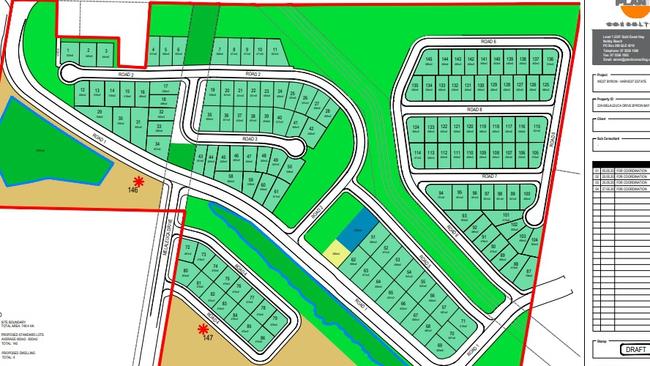 Significant amendments were made to the proposed Harvest Estate in West Byron before it was approved through a Land and Environment Court process.