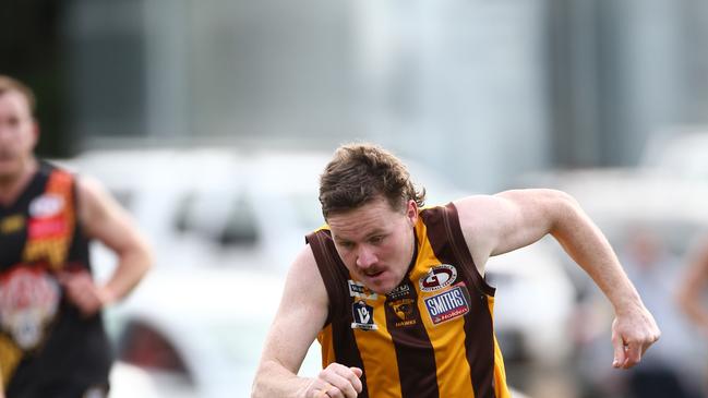 GDFL: Inverleigh v Bannockburn. No 10. Paddy Bourke for Inverleigh.