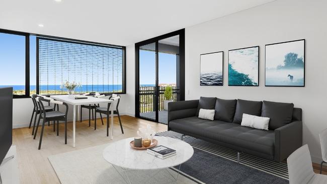 The two-bedroom apartment is part of the Illume development. Picture: NG Farah