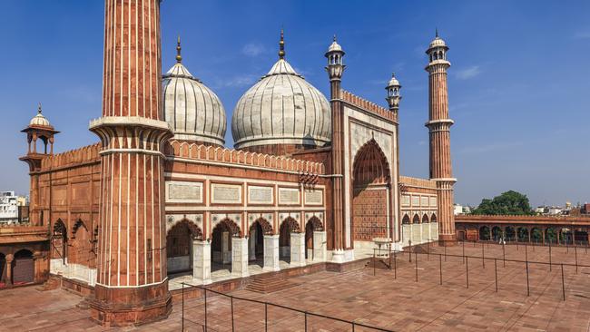 Jama Masjid, the main mosque in Delhi.