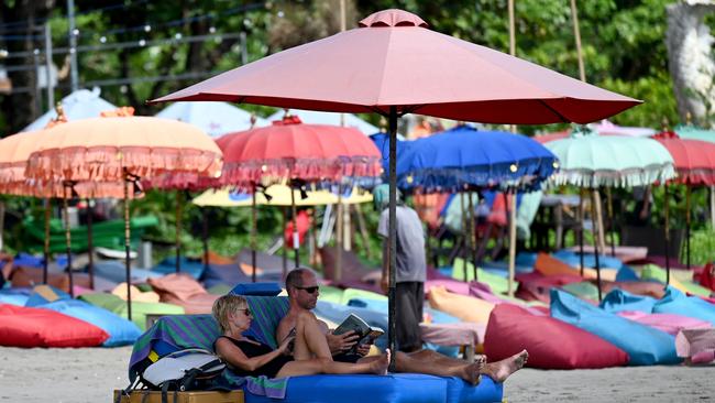 Indonesian authorities have vowed to crack down on illegal tour guides who are targeting Bali’s most popular resorts. Picture: AFP