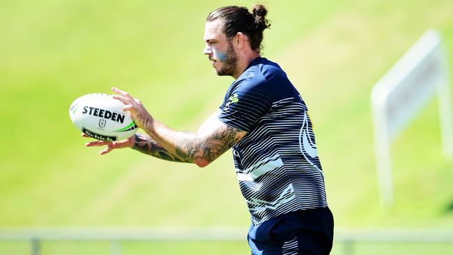 Ethan Lowe. NRL; North Queensland Cowboys pre-season training at 1300 Smiles Stadium. Picture: Alix Sweeney