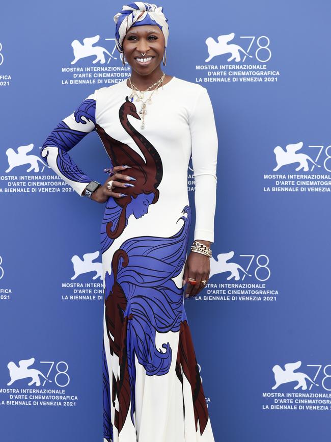 Jury member Cynthia Erivo attends the photocall of the jury during the 78th Venice International Film Festival, Picture: Getty