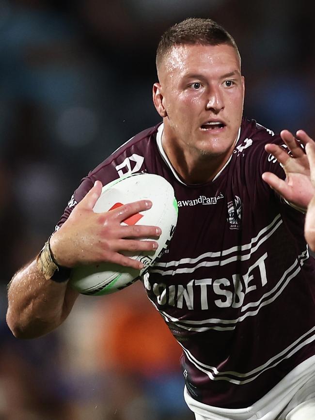 Sean Keppie of the Sea Eagles. Picture: Matt King/Getty Images