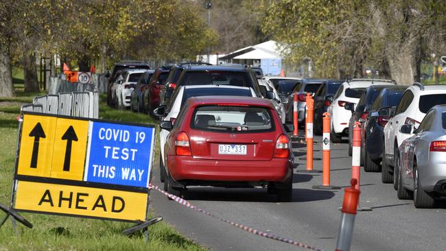 There has been a dramatic improvement in the turnaround time of tests. Picture: NCA NewsWire / Andrew Henshaw