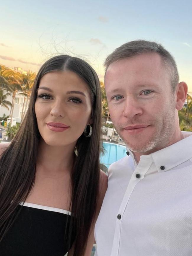Devon Murray with his girlfriend Dot.
