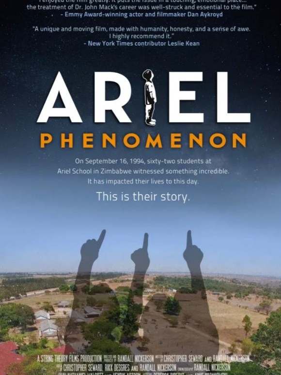 The poster for Ariel Phenomenon which has been released online this week. Picture: The Sun